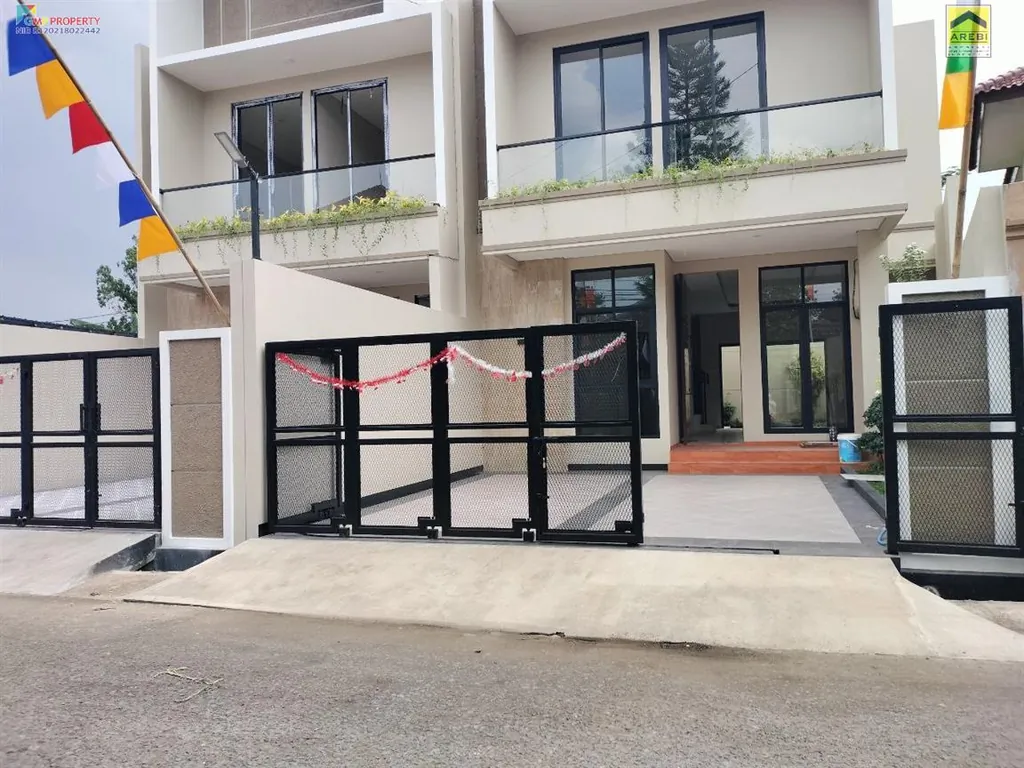 Rumah Siap Huni Modern Tropis Dekat Tol Lrt Dlm Perum Jatibening