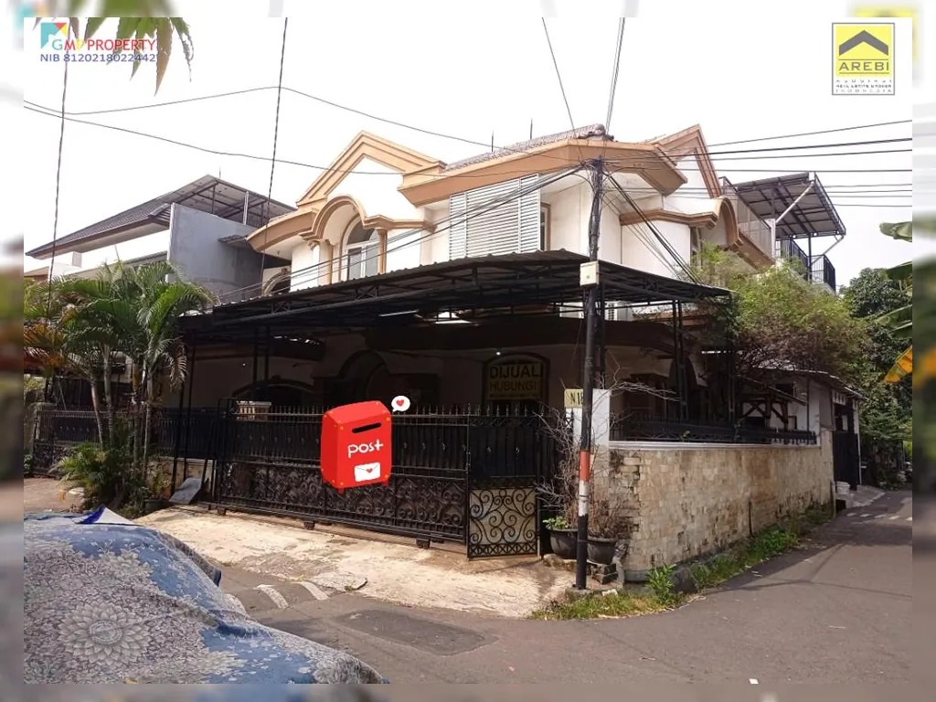 Rumah 2 lt Kokoh di Hoek Perumahan Cipinang Elok, Lokasi Strategis 