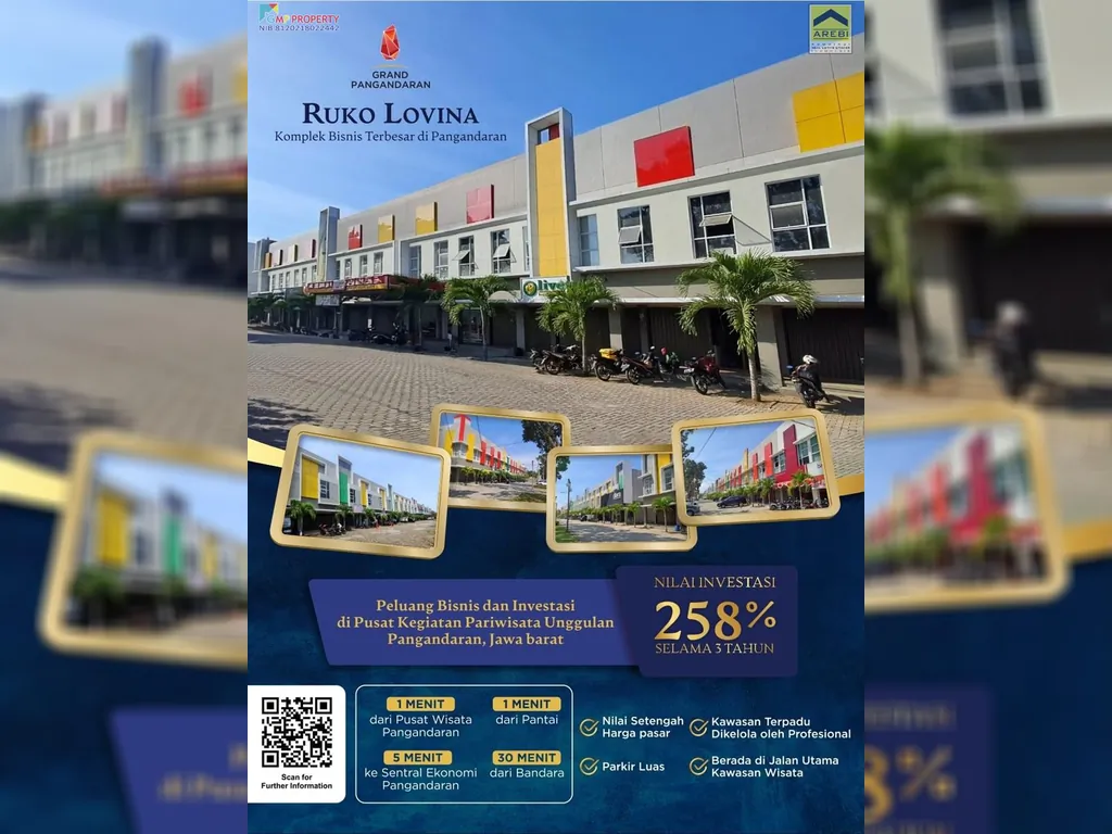 Ruko Lovina Area bisnis terbesar di Pangandaran