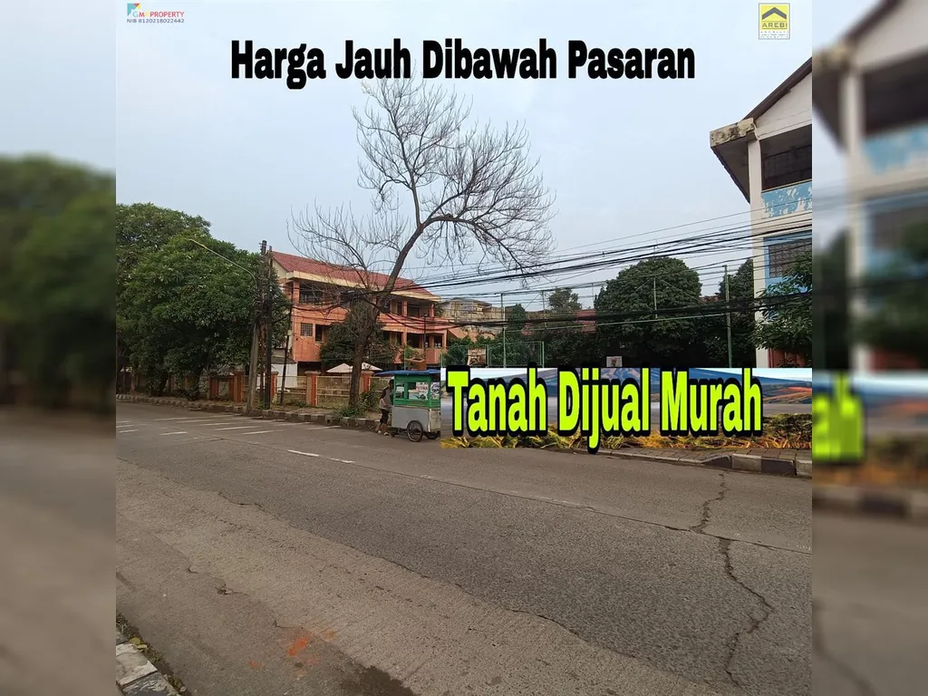 DIJUAL TANAH MURAH BONUS BANGUNAN 3 GEDUNG KOKOH 2 LT & 3 LT DI KARAWACI TANGERANG KOTA